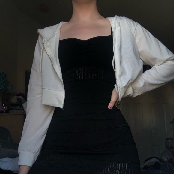 White cropped mini jacket - Picture 3 of 4